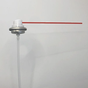 Valve for silicone aerosol